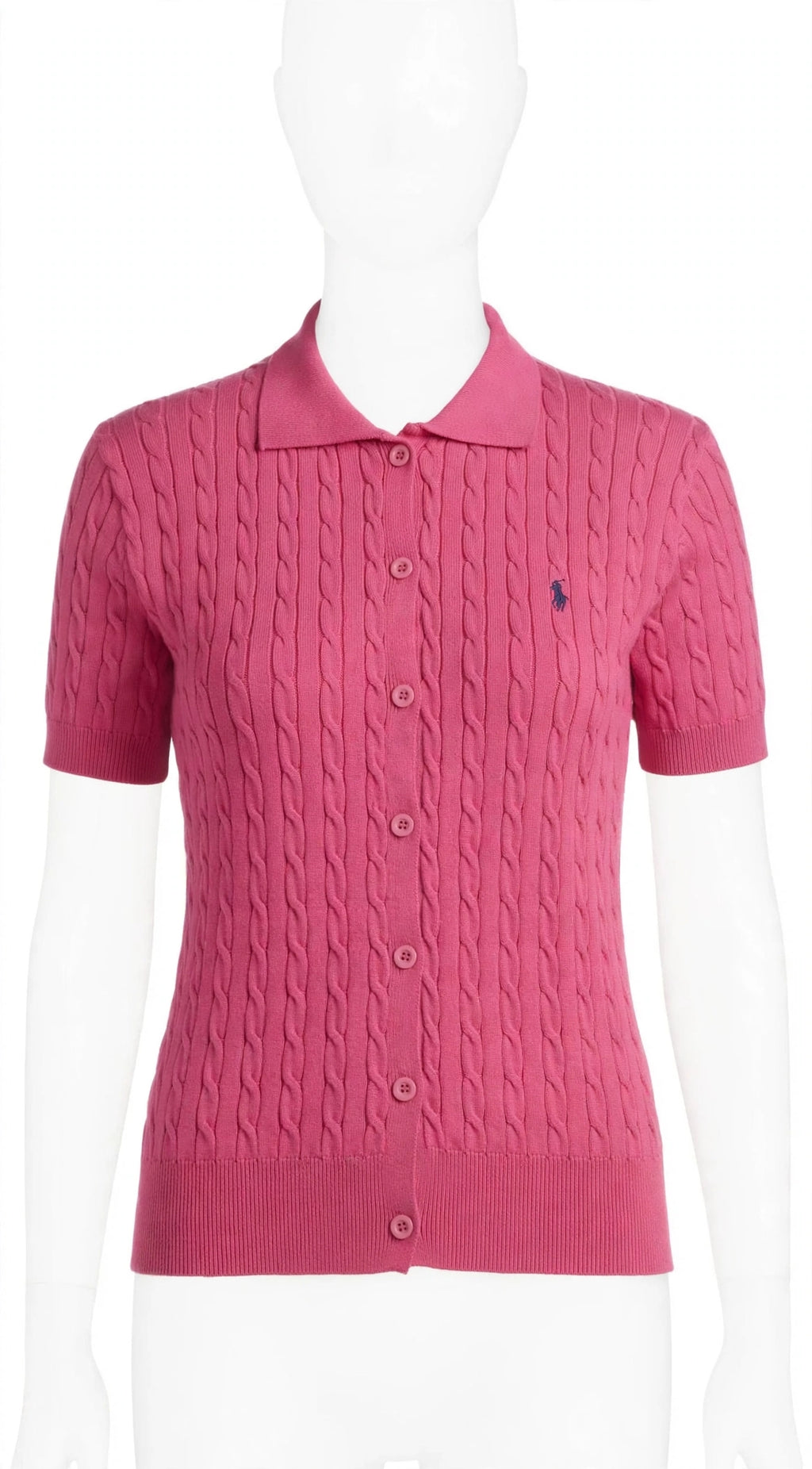 Cardigan polo en coton torsadé | Réf. 3227