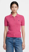Cardigan polo en coton torsadé | Réf. 3227