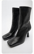 Bottines à talon en cuir | Réf. 3208