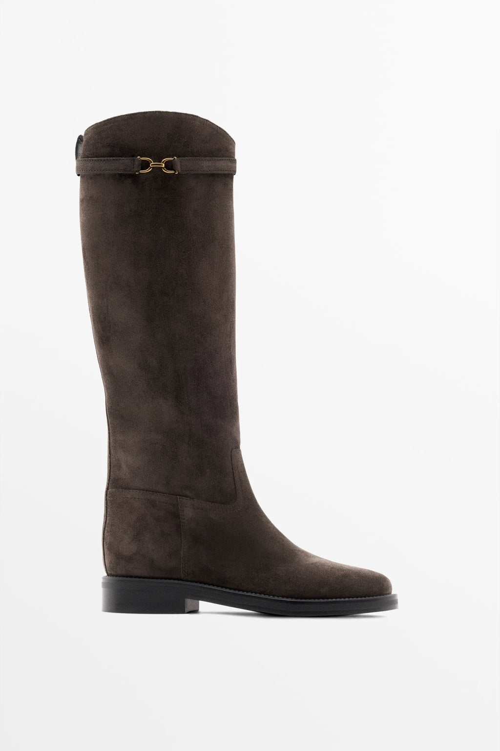 Bottes cavalières en croûte de cuir | Réf. 3107