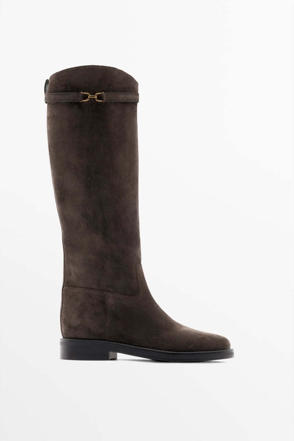 Bottes cavalières en croûte de cuir | Réf. 3107