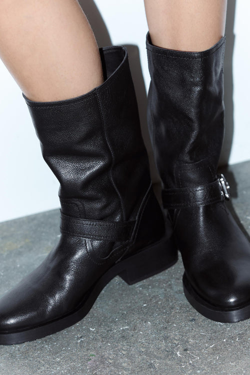 Bottes Biker à Boucle