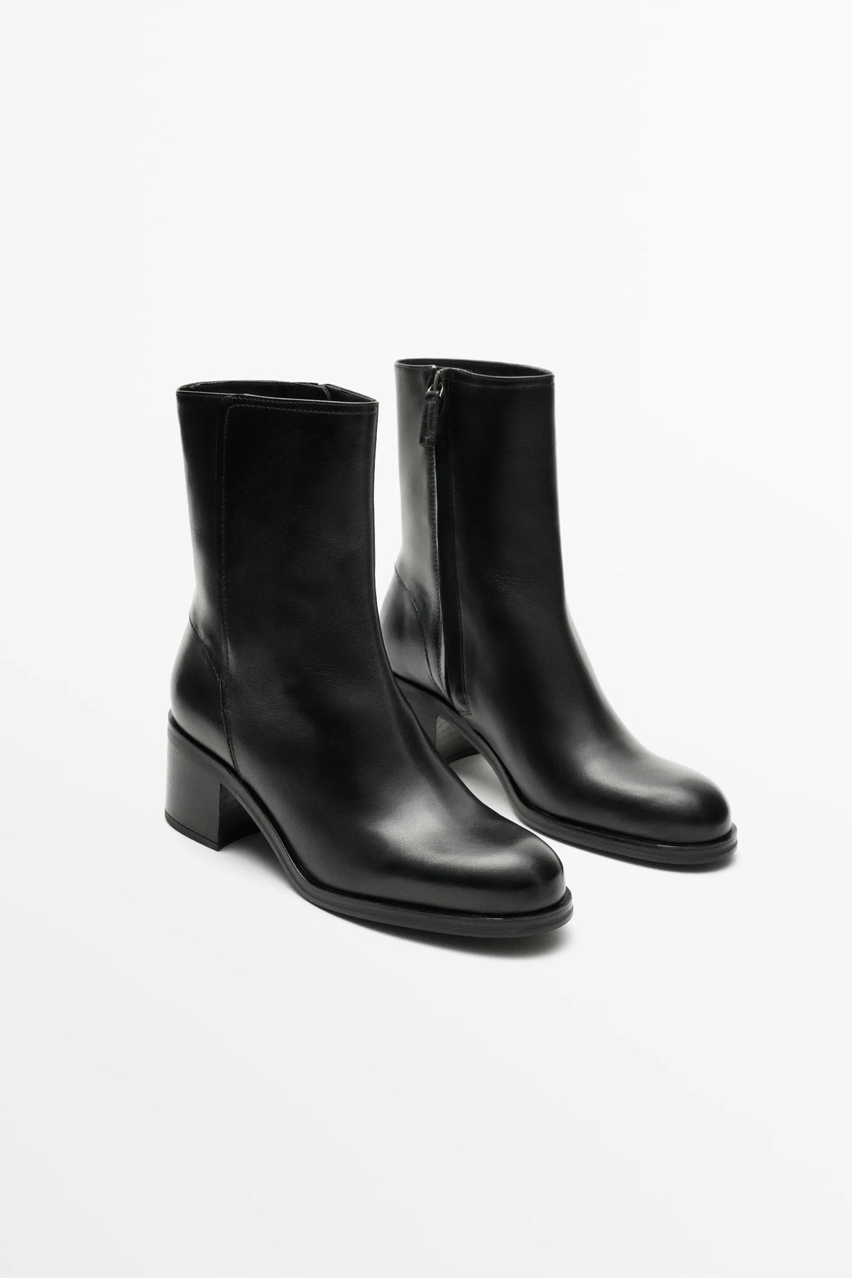 Bottines à talon en cuir | Réf. 3267