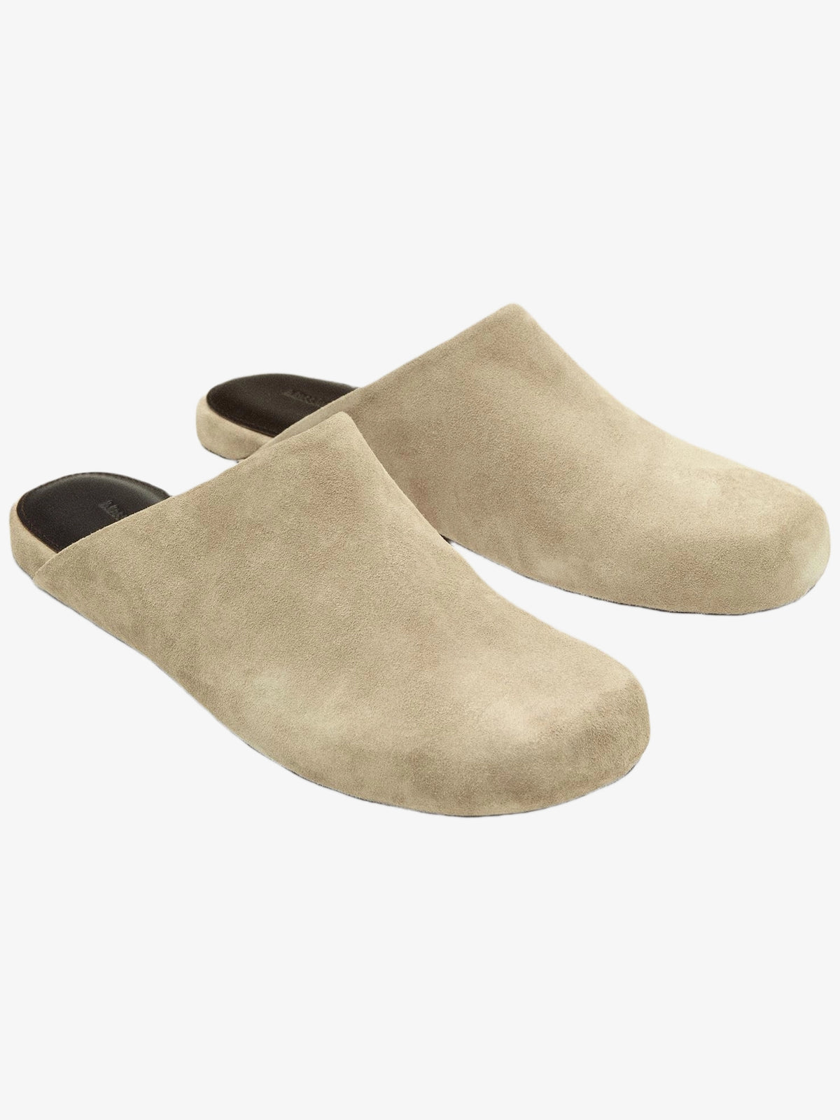 Sabots en Cuir Velours