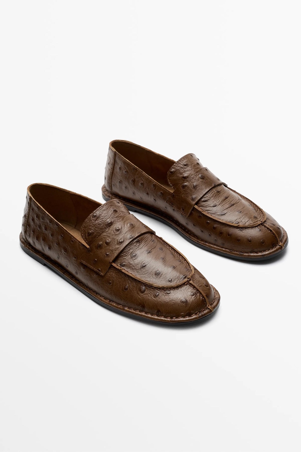 Mocassins en cuir embossé | Réf. 3070