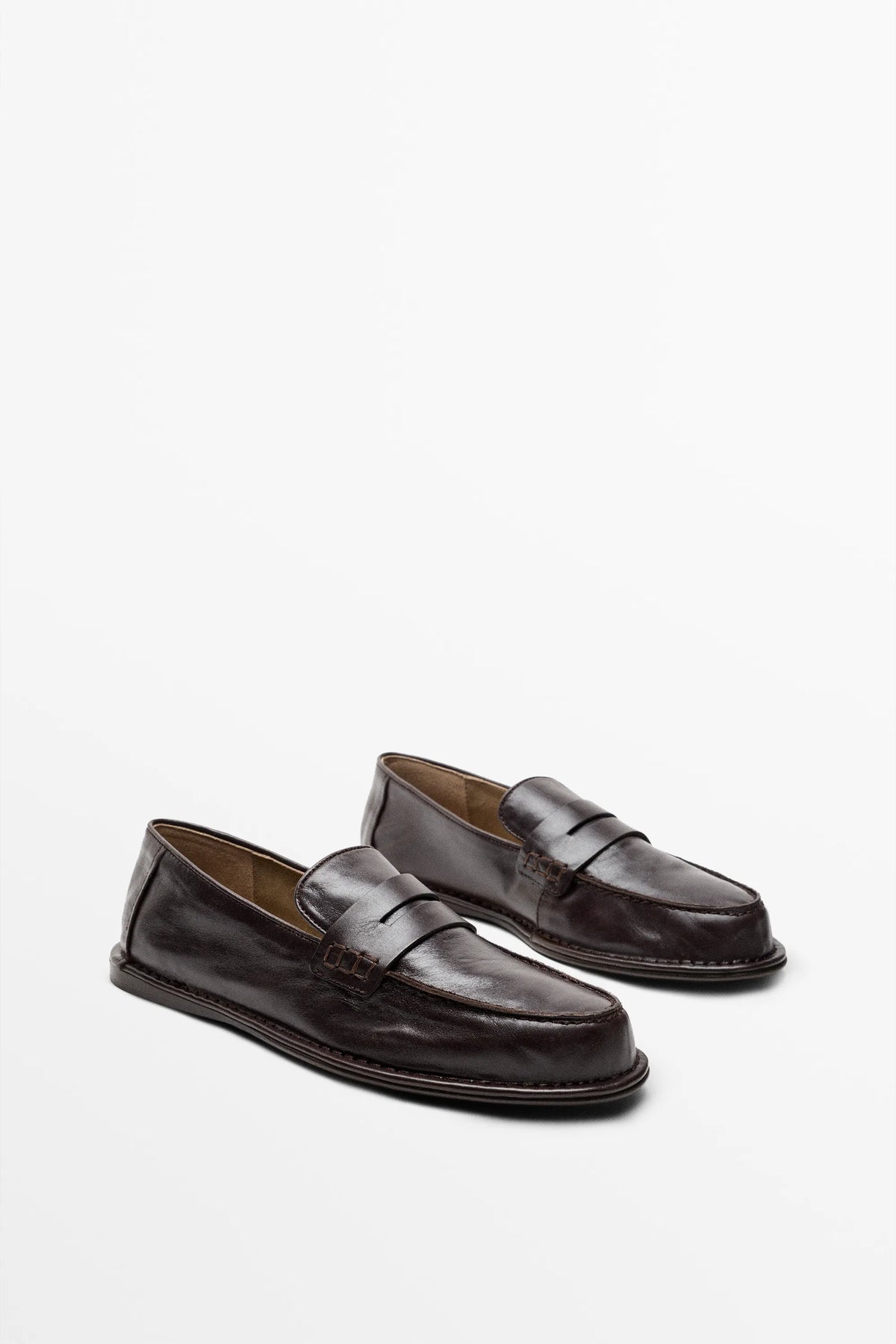 Mocassins en cuir souple