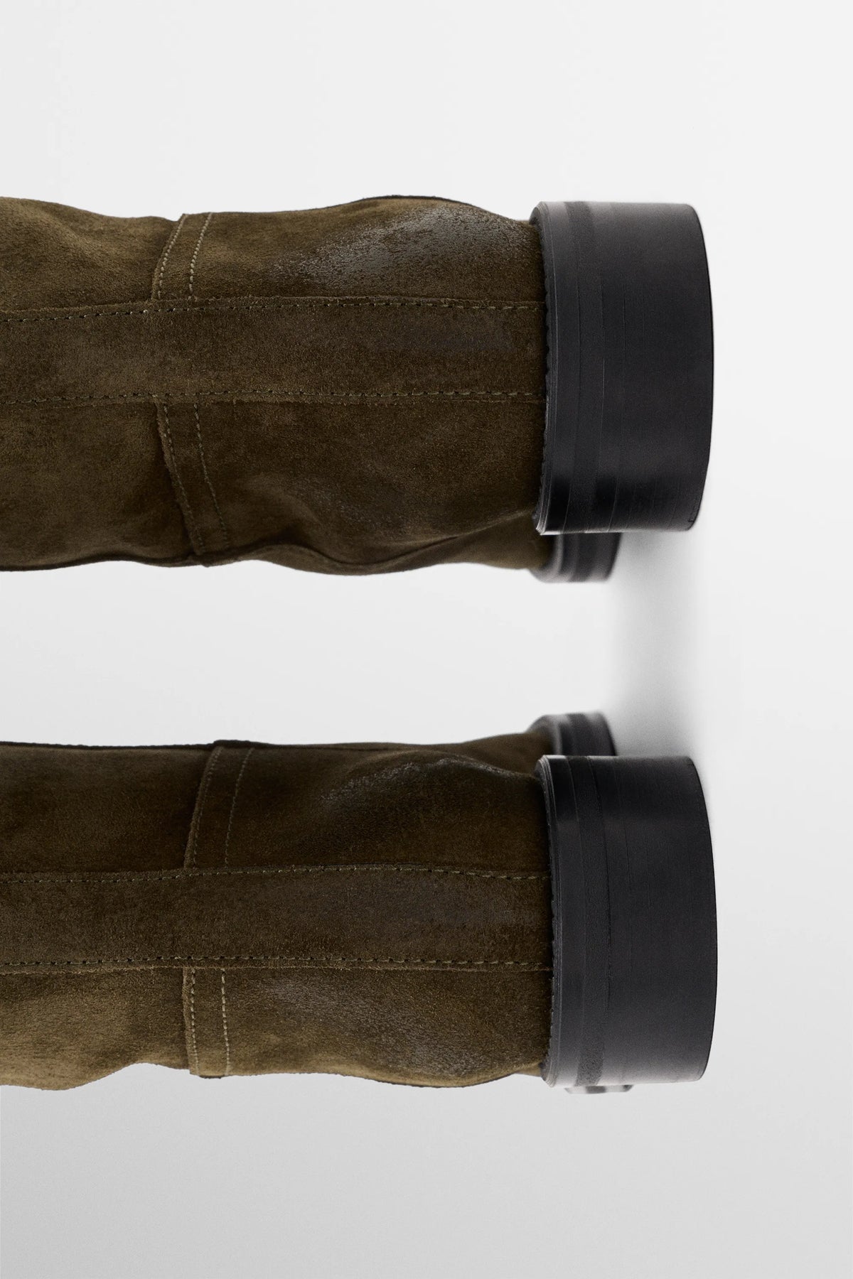 Bottes cavalières en croûte de cuir | Réf. 3219
