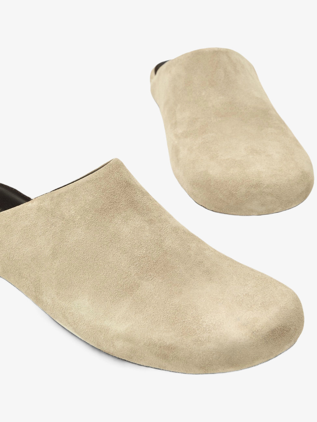 Sabots en Cuir Velours