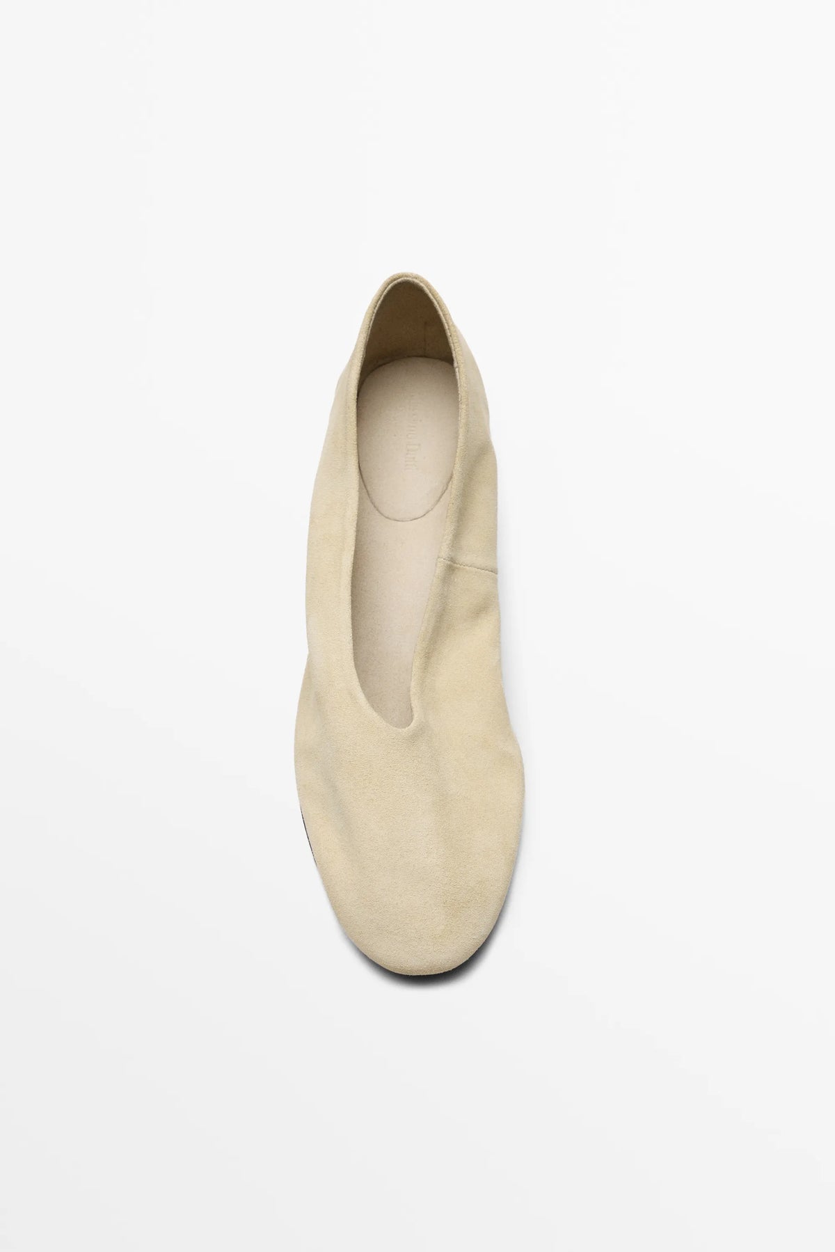 Ballerines à petit talon en croûte de cuir | Réf. 3249