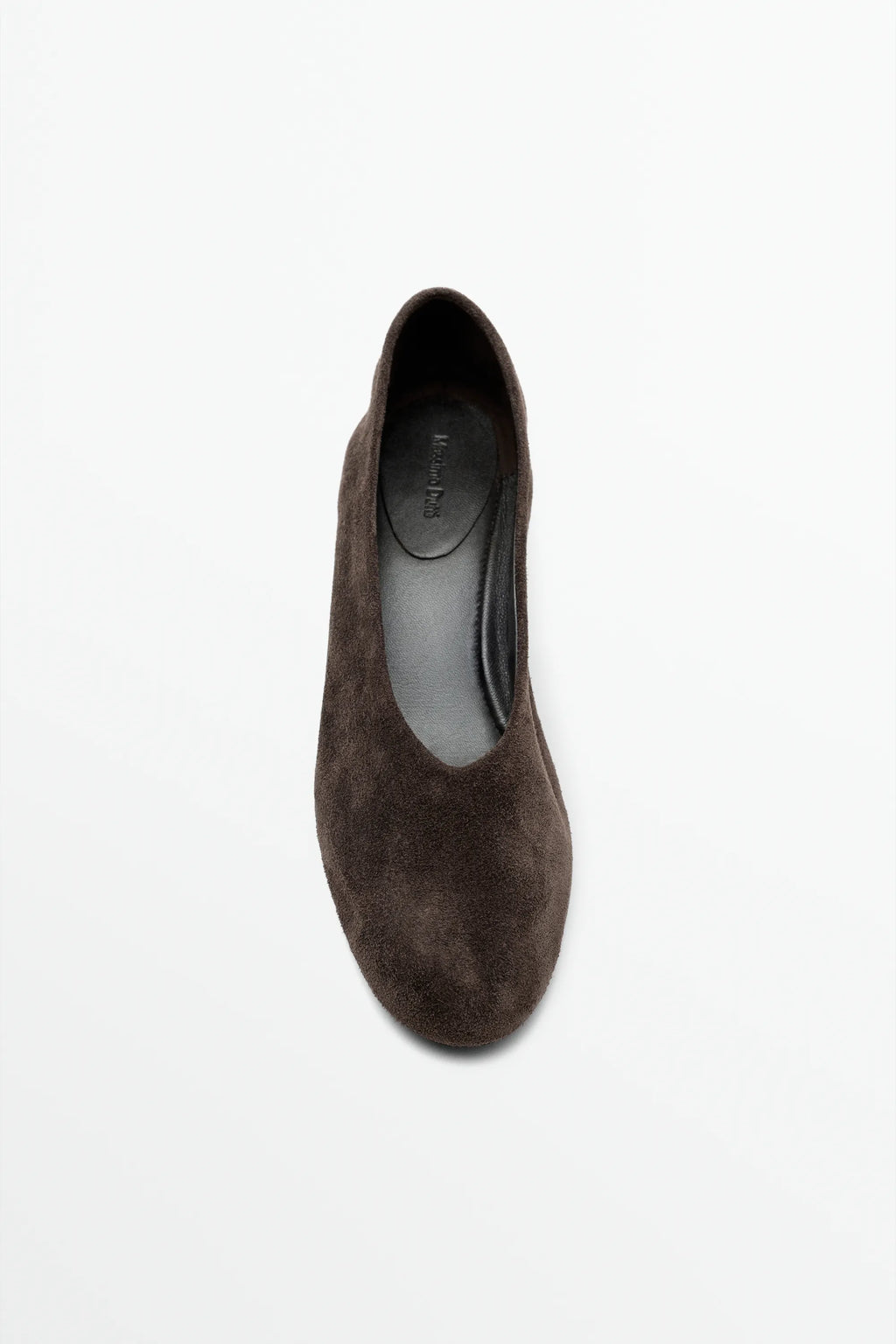 Ballerines à petit talon en croûte de cuir | Réf. 3238