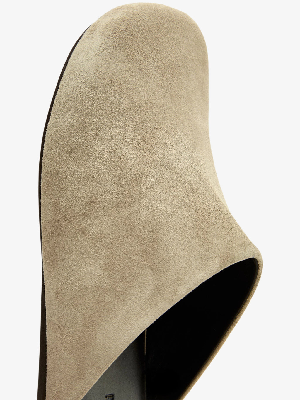 Sabots en Cuir Velours