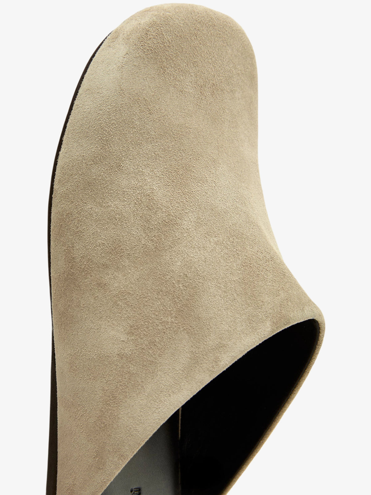 Sabots en Cuir Velours