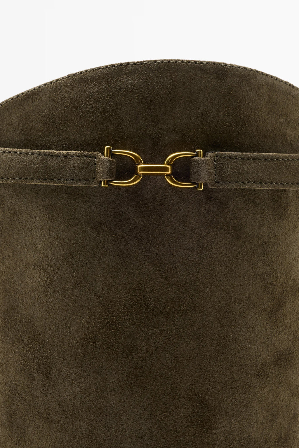 Bottes cavalières en croûte de cuir | Réf. 3219