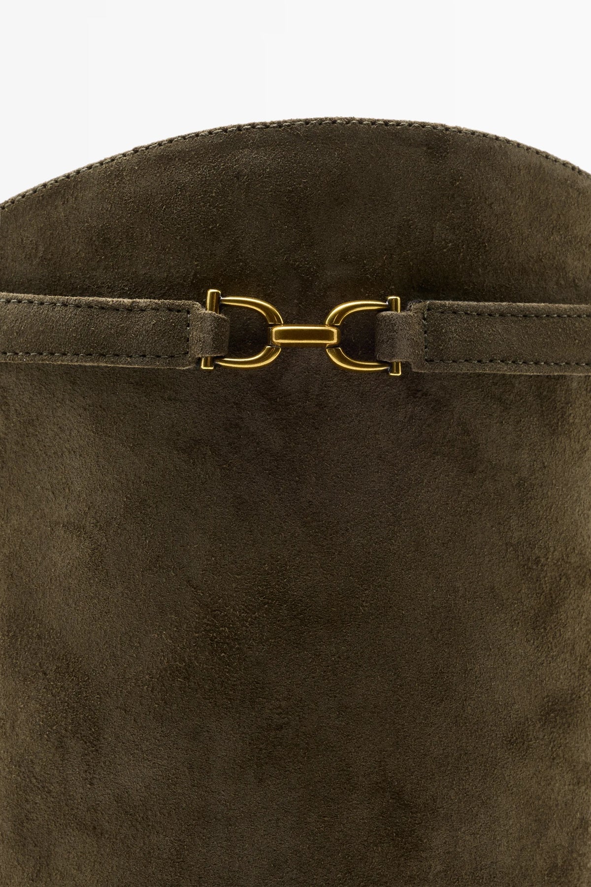 Bottes cavalières en croûte de cuir | Réf. 3219