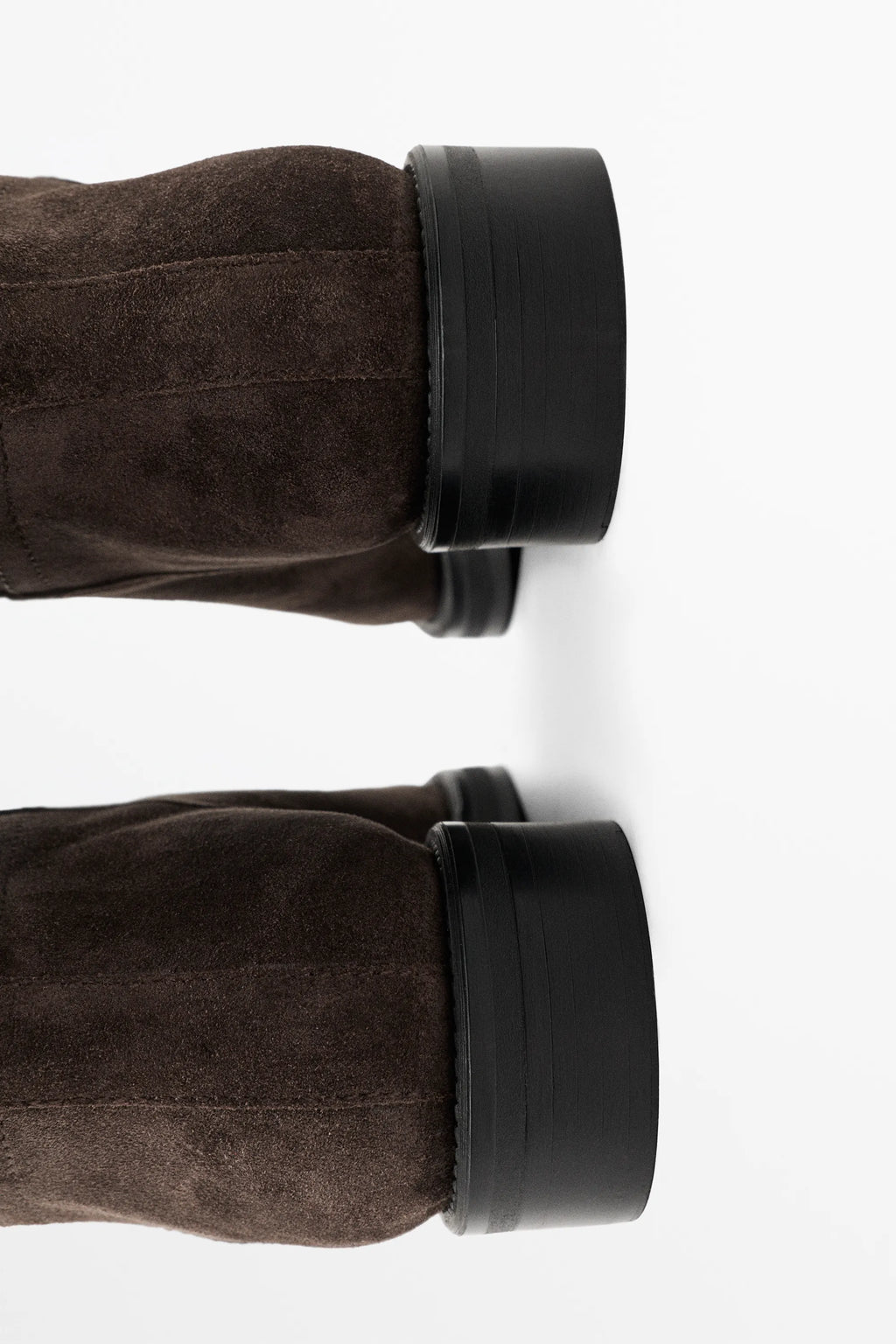 Bottes cavalières en croûte de cuir | Réf. 3107